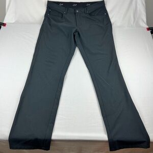 Greg‎ Norman 5 Pocket Tech Golf Pants, Black, Men’s Size 34/32